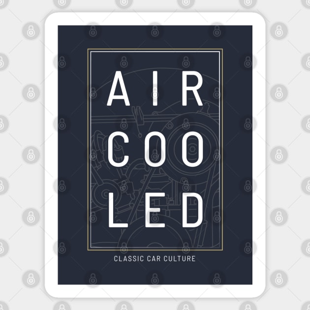 Aircooled Engine - Classic Car Culture Sticker by Aircooled Life